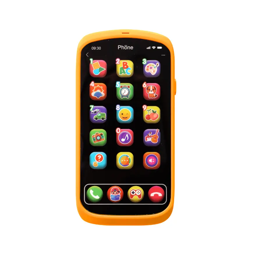 Children Touch Screen Phone Toy Simulation Mobile Cellphone English Learning Machine With Light Boys Girls Early Education Toys