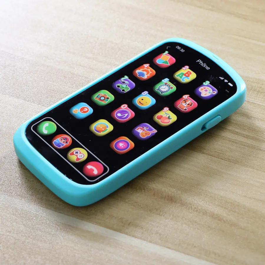 Children Touch Screen Phone Toy Simulation Mobile Cellphone English Learning Machine With Light Boys Girls Early Education Toys