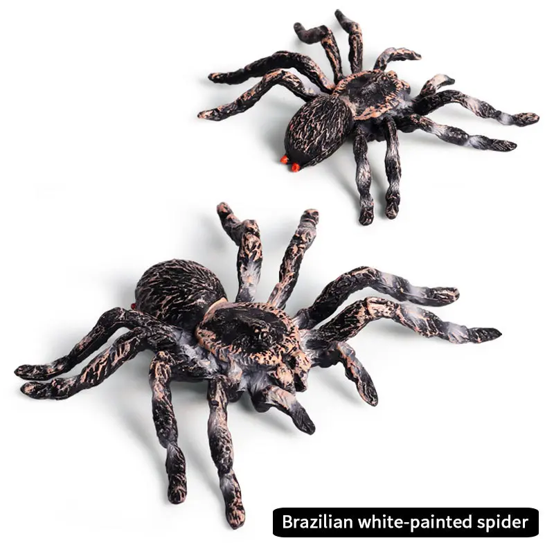 Children Science Education Simulation Animal Model Tricky Toy Insect Ornament Sand Table Scene Halloween Spider Suit Plastic Toy