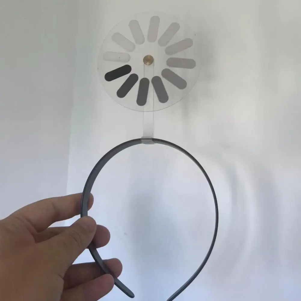 Hair Accessory Fade-resistant Headband Loading Symbol Design Unisex Hair Hoop Lightweight Rotating Headband for Easy Fixation