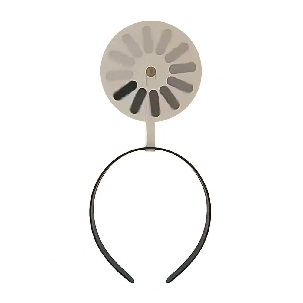 Hair Accessory Fade-resistant Headband Loading Symbol Design Unisex Hair Hoop Lightweight Rotating Headband for Easy Fixation