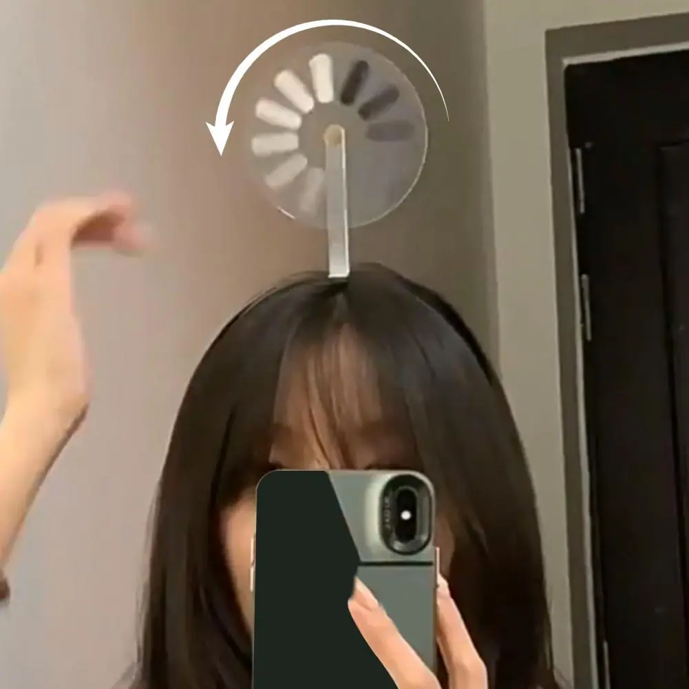Hair Accessory Fade-resistant Headband Loading Symbol Design Unisex Hair Hoop Lightweight Rotating Headband for Easy Fixation