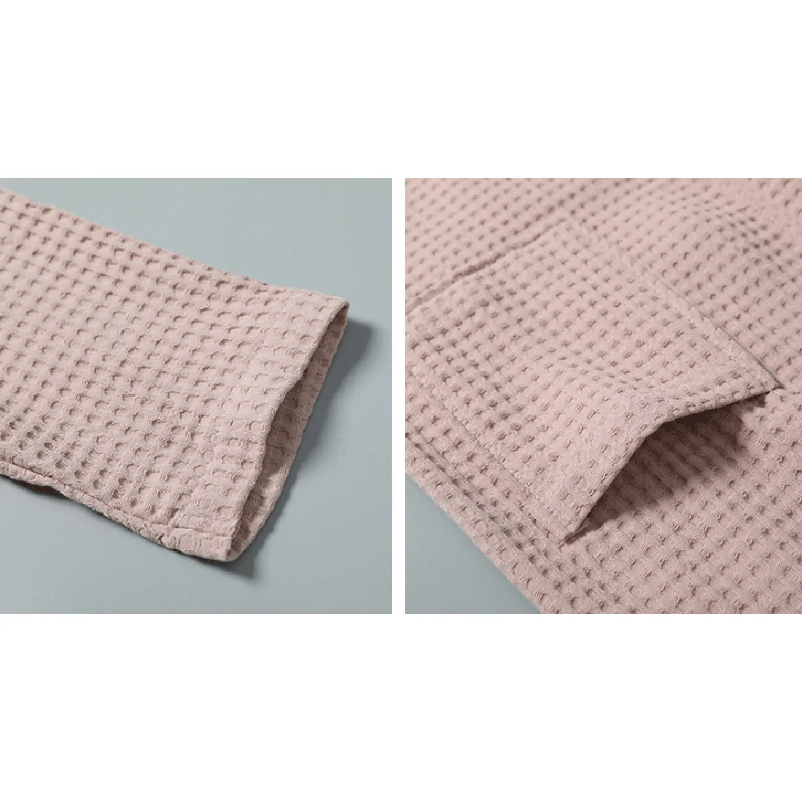 Unisex Shower Robe V Neck Lace-up Waist Long Sleeve Solid Color Sleepwear Men's Bathrobe Nightgown Hotel Beauty Shower Gown