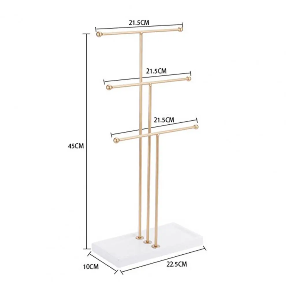 Modern Lightweight Jewelry Display Rack Stable Base Necklace Display Jewelry Organizer Necklace Display Rack