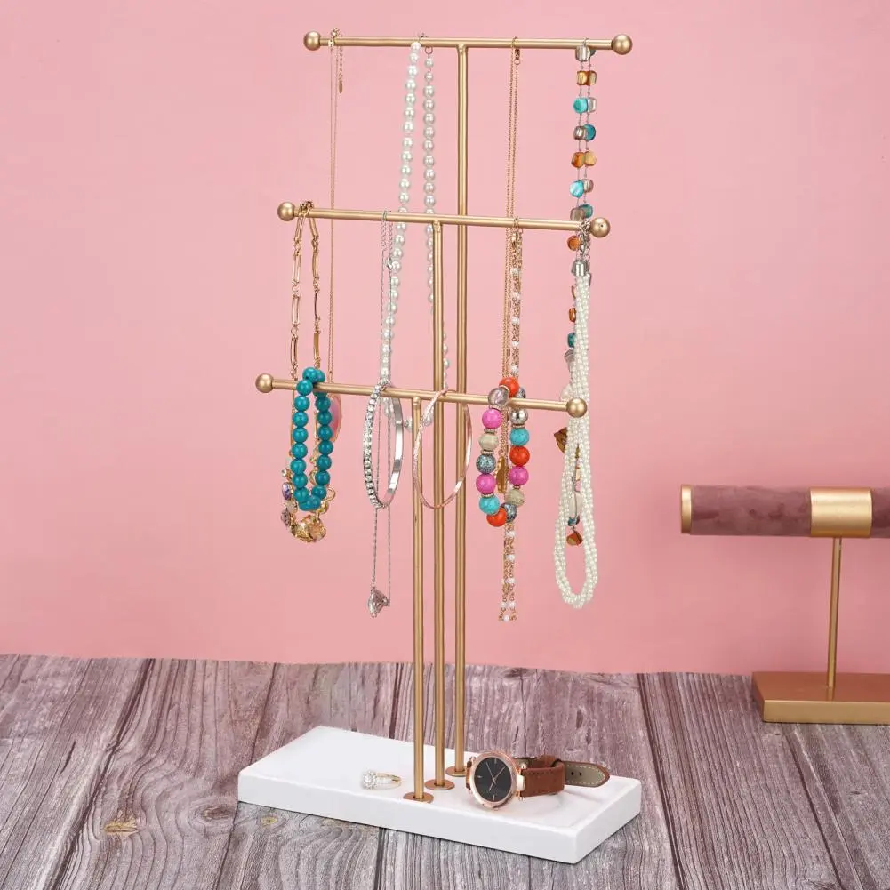 Modern Lightweight Jewelry Display Rack Stable Base Necklace Display Jewelry Organizer Necklace Display Rack