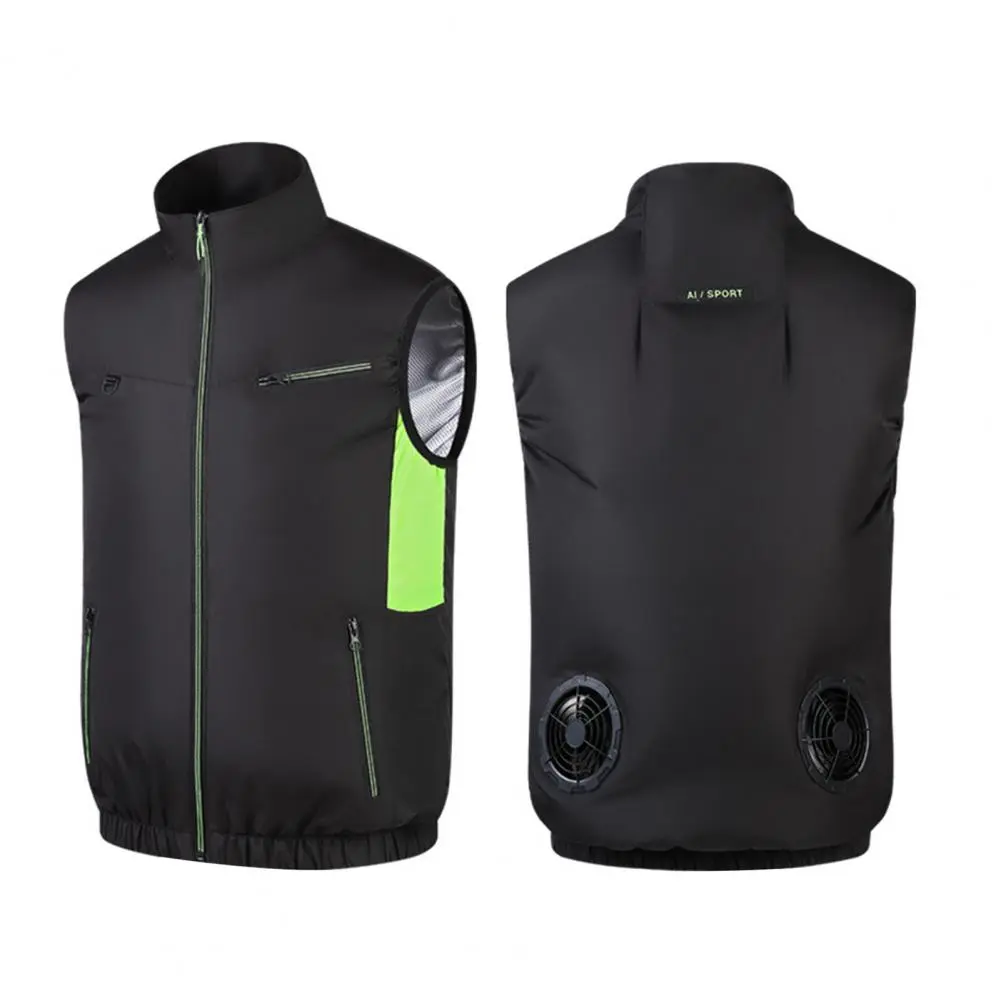 Comfortable Full Body Ventilation Vest Fan Vest with Adjustable Wind Speed Ergonomic Dual Fan Vest for Summer Heat for Powerful