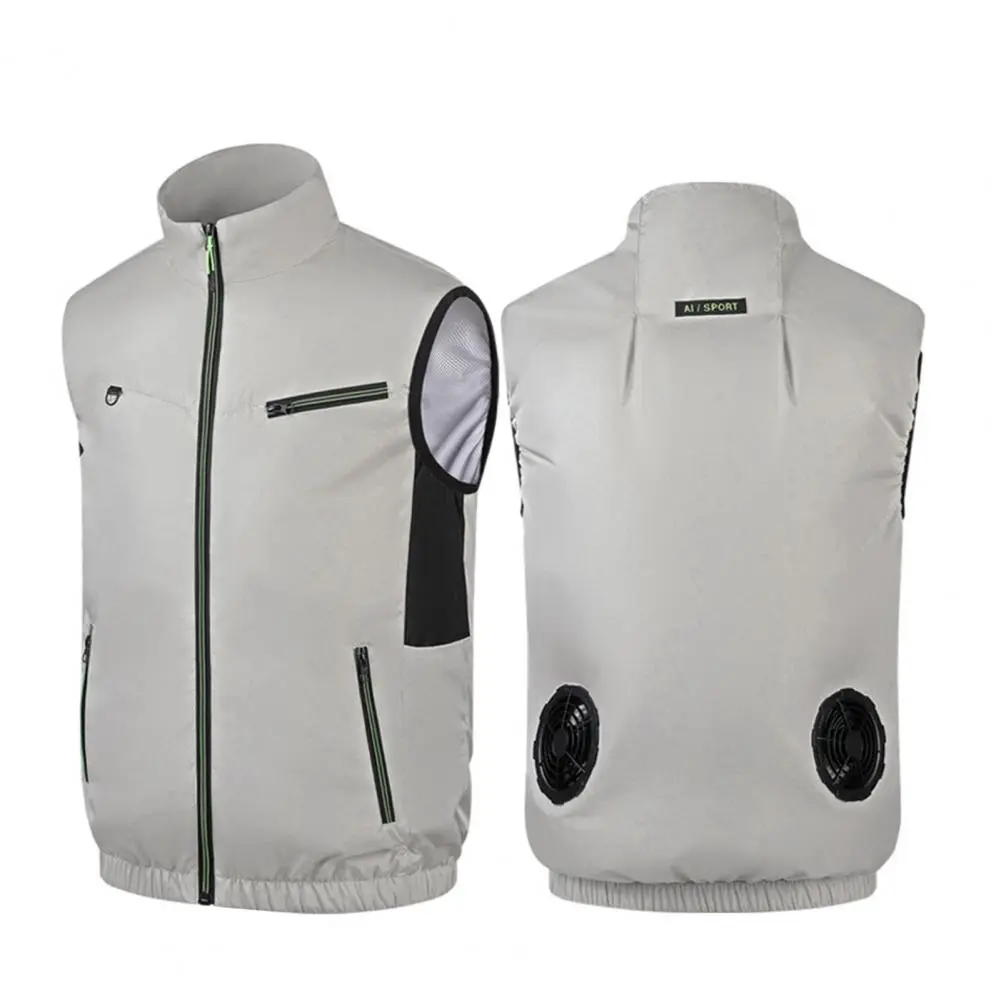 Comfortable Full Body Ventilation Vest Fan Vest with Adjustable Wind Speed Ergonomic Dual Fan Vest for Summer Heat for Powerful