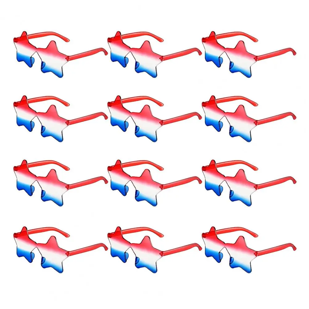 Team Event Sunglasses Patriotic Star Sunglasses Patriotic American Flag Sunglasses for 4th of July Party Favors for Day
