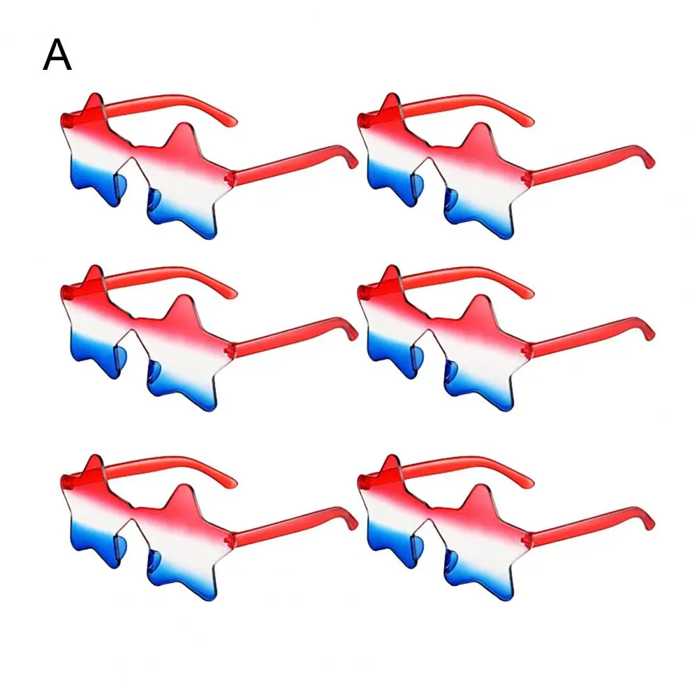 Team Event Sunglasses Patriotic Star Sunglasses Patriotic American Flag Sunglasses for 4th of July Party Favors for Day