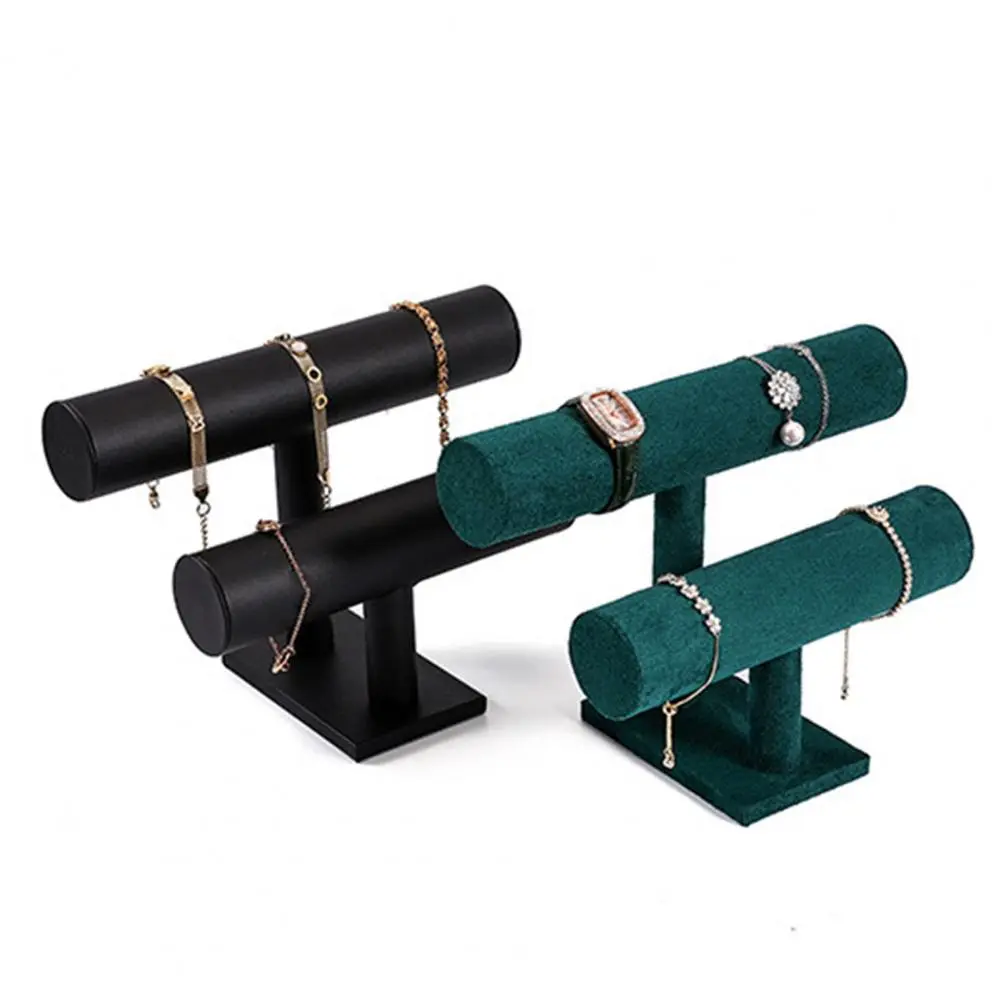 Portable Jewelry Stand Jewelry Stand Organizer Elegant Double-tier Bracelet Watch Display for Bedroom for Bracelets for Bedroom
