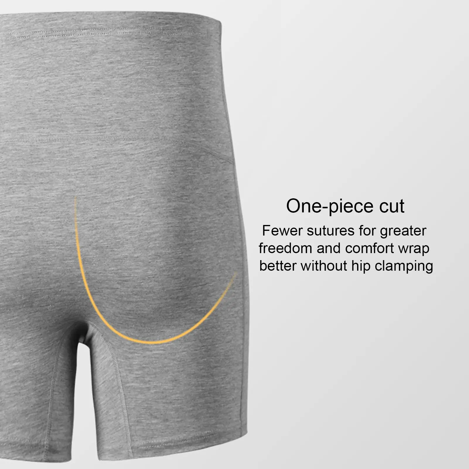 Men Cotton Underpants High Waist Lengthened Waist Men Boxers High Elasticity Open Crotch Soft Warm Men Sports Shorts Underwear