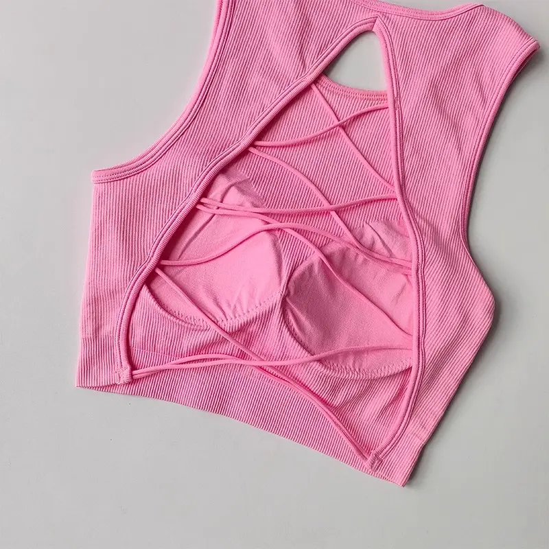 Slim Buttocks with Pleated Sexy Shorts High Waist Peach Buttocks Quick-drying Tight Running Fitness  Sports Bras Thread Shorts