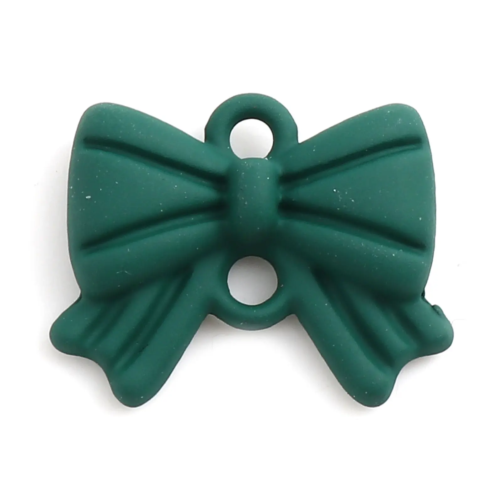 Fashion 10 PCs Cute Charms Pendant For Jewelry Making Colorful Bowknot Charms Pendant Necklace DIY Findings 16x13mm