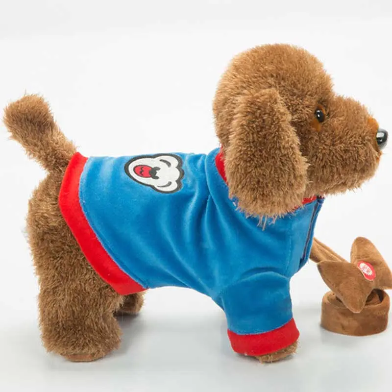 Robot Dog Sound Control Interactive Dog Electronic Pets Plush Puppy Walk 72 Songs Talk Teddy Toys For Children Birthday Gifts