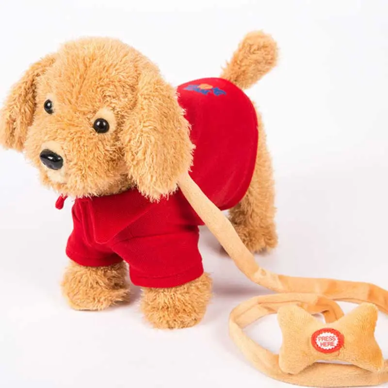 Robot Dog Sound Control Interactive Dog Electronic Pets Plush Puppy Walk 72 Songs Talk Teddy Toys For Children Birthday Gifts