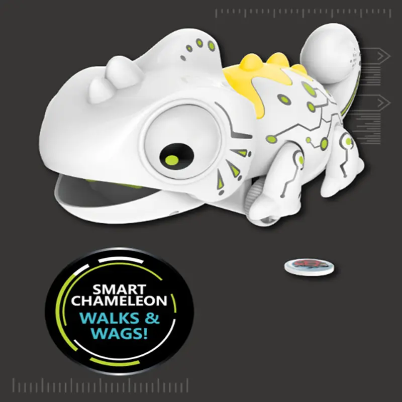 RC Cabrite Intelligent Robot Animal Remot Control Chameleon Walk Eat Electronic Lizard Pets Electric Toys Kids Birthday Gift