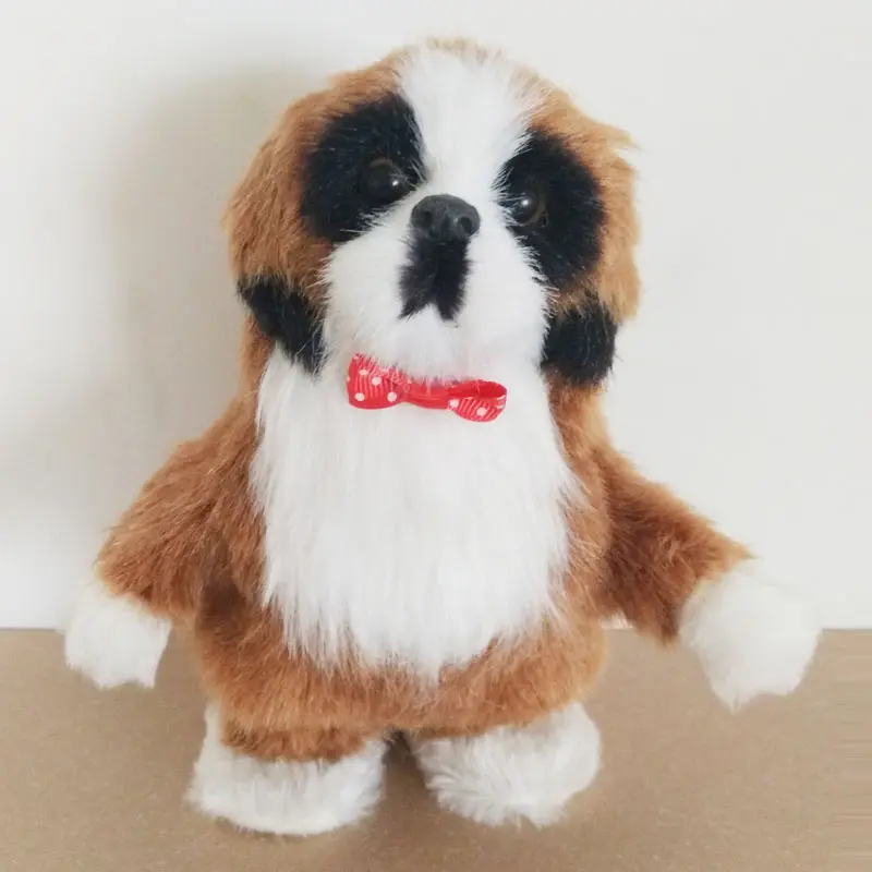 Electronic Plush Cat Toy Sound Control Robot Dog Talking Interactive Animal Pet Sing 72 Song Panda Music Electric Bear Kids Gift