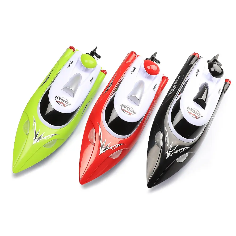 47cm RC Boat 2.4G High Speed Racing Ship Remote Control Speedboat 35Km/h LED Light Competition Rechargeable RC Yacht Toy