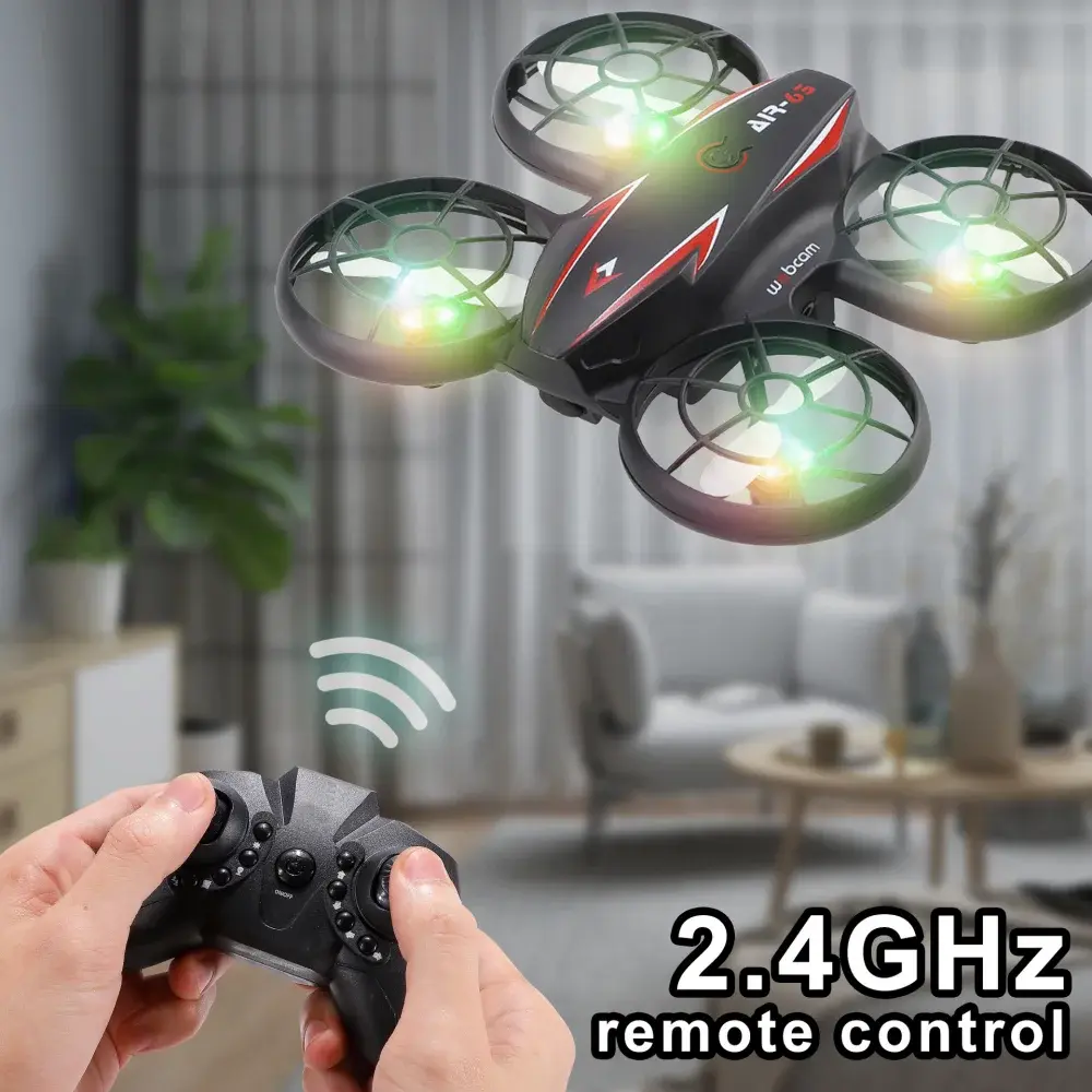 RC Drone Altitude Hold Remote Control Aircraft with LED Light Electronic RC Plane 360 Rotating RC Quadcopter Toy Children Gift