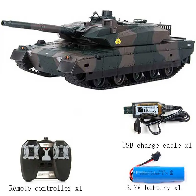 Mini RC Tank Durable Remote Control Military Tank Model Electronic RC Vehicle Toys for Children Boys Girls Birhtday Gift
