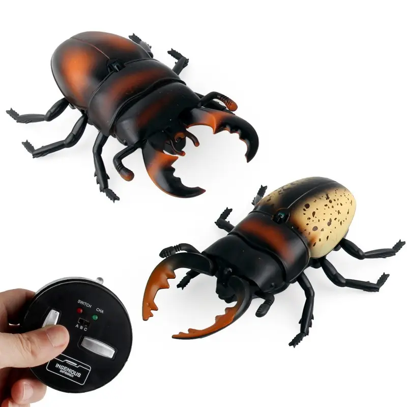 RC Crab Fly Model Robotic Insect Trick Electronic Animal Pet Prank Toys Remote Control Mouse Child Adult Gift
