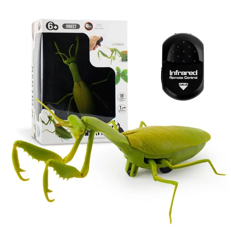 RC Crab Fly Model Robotic Insect Trick Electronic Animal Pet Prank Toys Remote Control Mouse Child Adult Gift