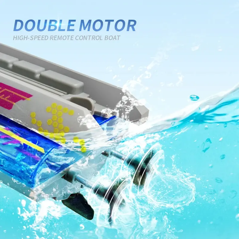 25CM RC Boat with LED LightRemote Control Racing ship 15km/h High Speed gesture control Electric RC speedboat Toys USB Charge