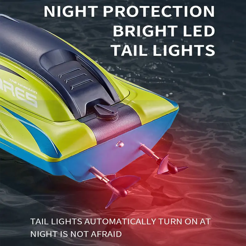 24CM RC Boat Professional Remote Control Speedboat 15KM/H High Speed Racing Big RC Yacht Endurance 30 Minutes Kids Boys Gifts