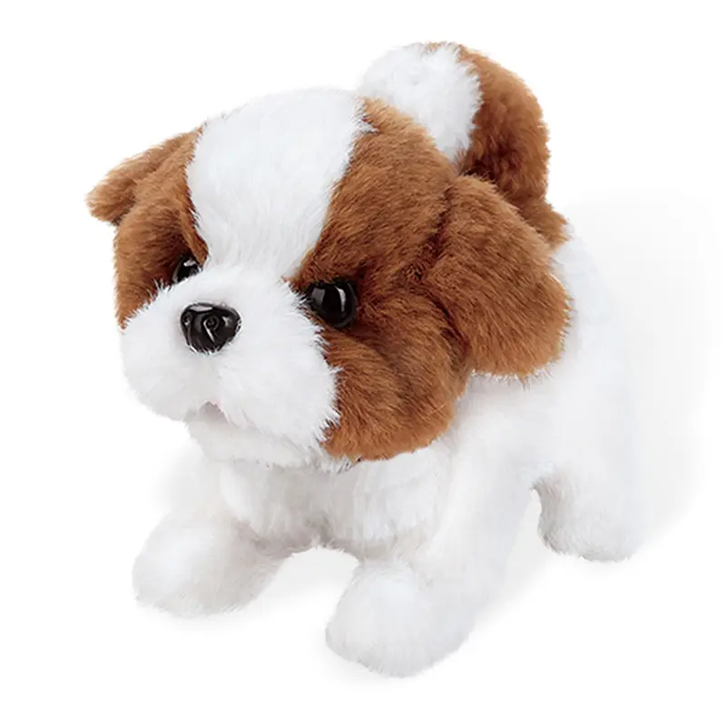 Robot Dog Electronic Dog Plush Puppy Jump Wag Tail Leash Teddy Toys Walk Bark Funny Toys For Children Birthday Gift