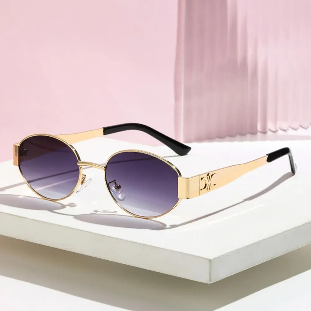 Sunglasses for Different Face Shapes Sunglasses Uv Protection Lightweight Stylish Metal Frame Sunglasses for Men for Fishing