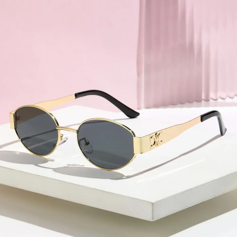 Sunglasses for Different Face Shapes Sunglasses Uv Protection Lightweight Stylish Metal Frame Sunglasses for Men for Fishing