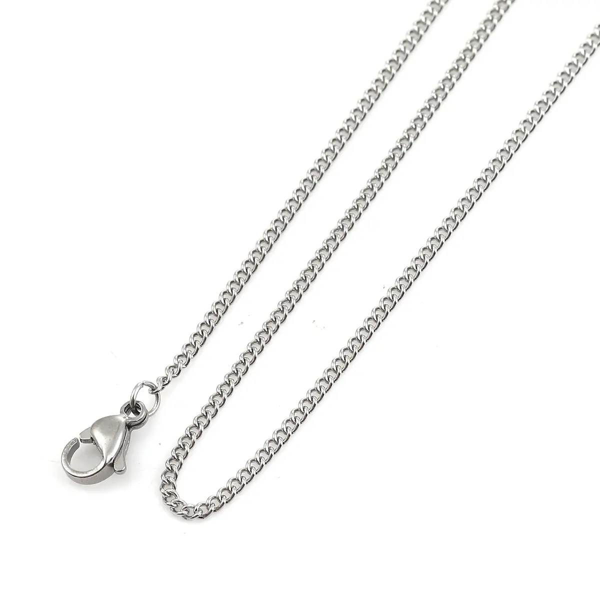 5 Piece 304 Stainless Steel Link Cable Chain Necklace Rose Gold/Silver/Gold Plated For DIY Jewelry Making Findings