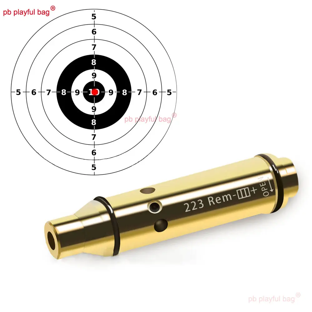 Tactical Red Laser Bore Sighter For 223REM Outdoor sports Training 2MW Laser Bullet Adult Leisure Game Toy Accessories QG534