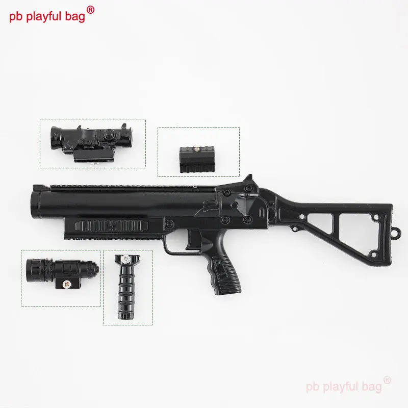 17cm Grenade Rocket Launcher Figures Mini Metal Equipment Model CS Toy Gun Boys' Toys Decorative Ornament Gift HG279