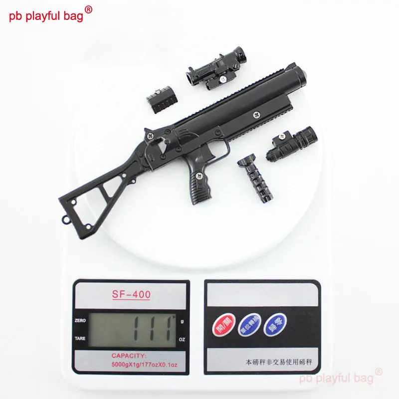 17cm Grenade Rocket Launcher Figures Mini Metal Equipment Model CS Toy Gun Boys' Toys Decorative Ornament Gift HG279