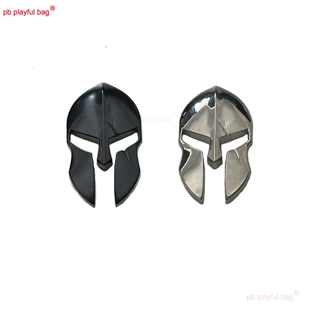 Outdoor Sports CS Toy Mirror Polishing Electroplating Spartan Metal Sticker DIY Toy Gun Decorative Gift AR Accessory T18
