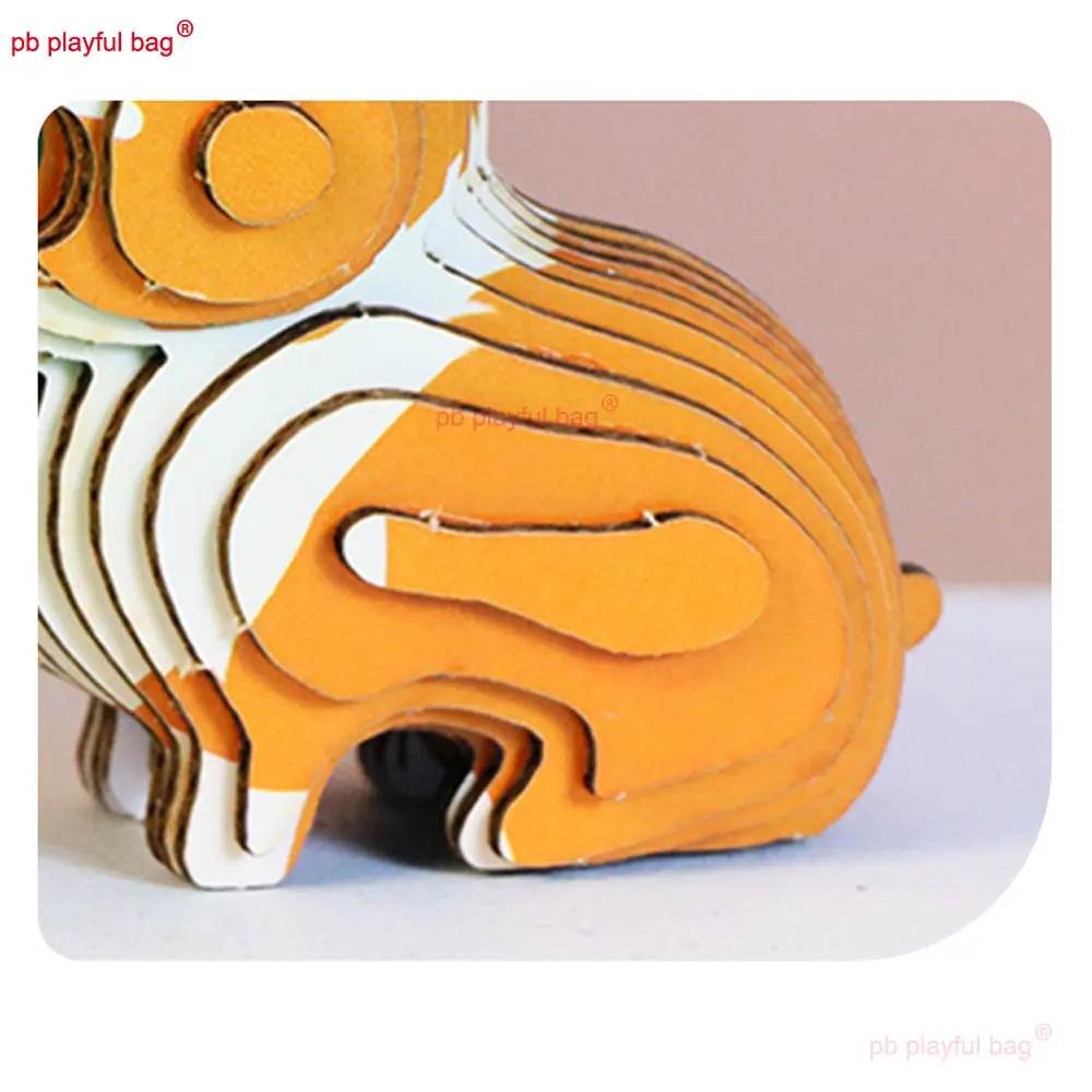 Cute Fun Puppy 3D Paper Puzzle Husky Shiba Inu Children's Intellectual Toys Parent Child Interactive Game DIY Puzzle Gift UG371