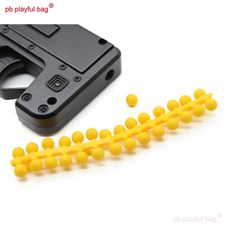 Pb Playful Bag New Creative Folding Toy Gun Mobile Phone Model Outdoor Sports Soft Bullet Children's Christmas Gifts QG405