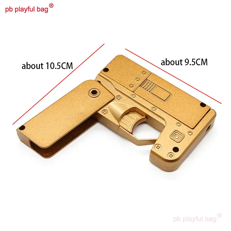 Pb Playful Bag New Creative Folding Toy Gun Mobile Phone Model Outdoor Sports Soft Bullet Children's Christmas Gifts QG405