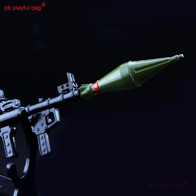 18cm RPG7 Rocket Launcher action Figures Mini Metal Equipment Model CS Toy Accessories Boys' Toys Decorative Ornament Gift HG278