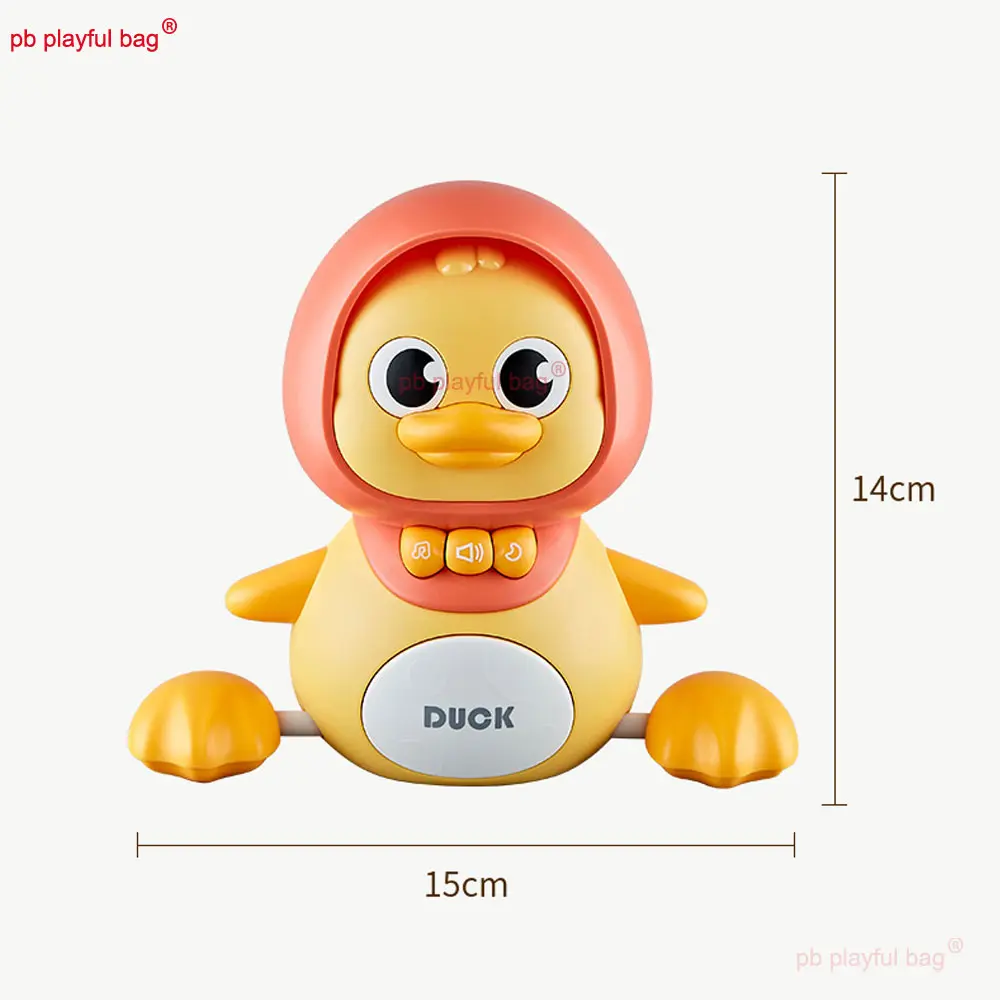 Electric Swinging Learning Duck Crawling Toy Magnetic Adsorption Light Music Electronic Pets Children's Toys Gift VG185
