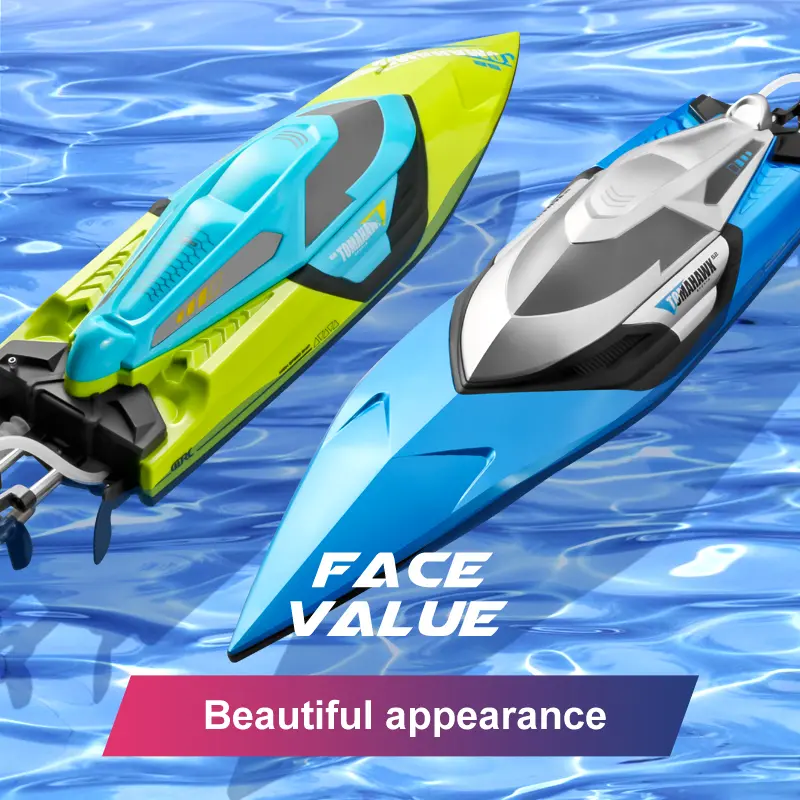 50CM RC Boat 50KM/H Professional Remote Control Speedboat High Speed Racing Big RC Yacht Endurance 20 Minutes Kids Boys Gifts