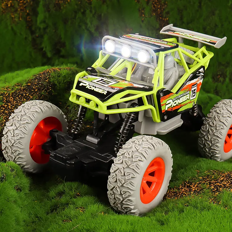 1:20 Racing RC Car 4WD 2.4G Remote Control Drift Rock Crawler 10km/h With LED Off-Road Climbing RC Truck Toy Kids Birthday Gift