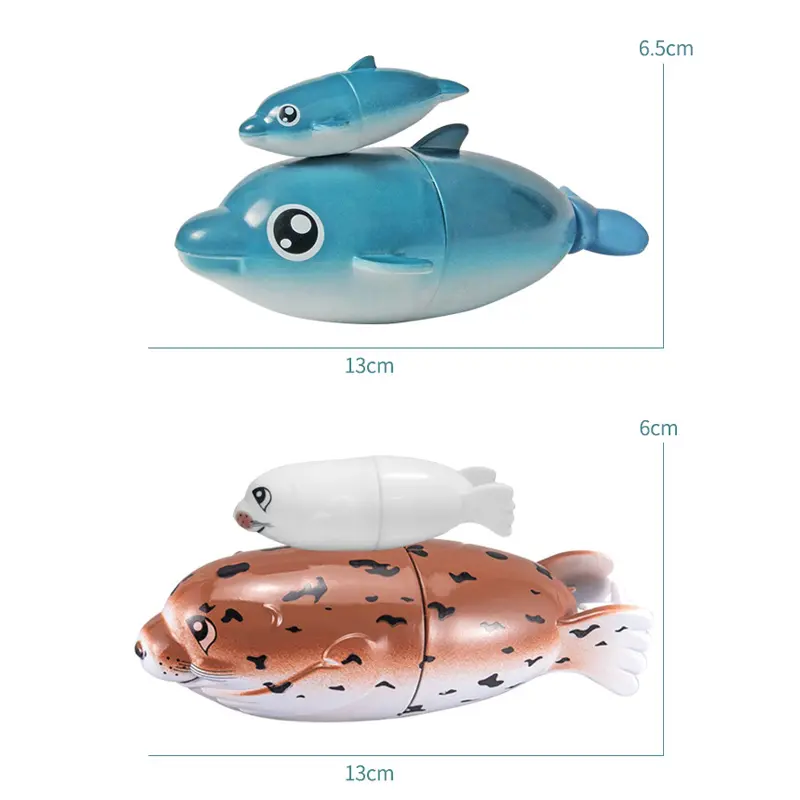 Robot Fish Electronic Penguin Robotic Dolphin Sea Lion Octopus Electric Animals In Water Swimming Pool Baby Bath Toy Kids Gift