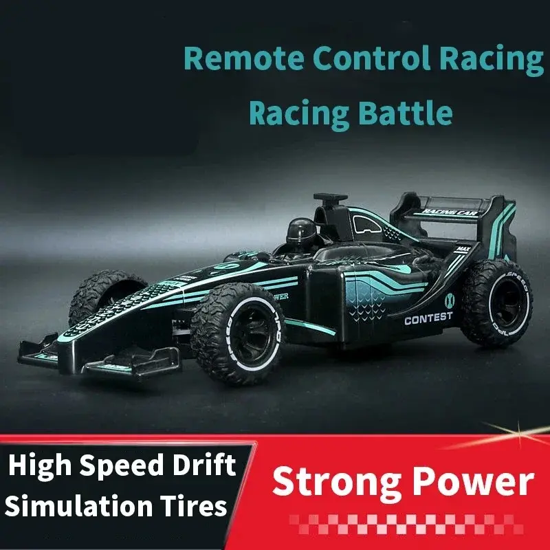 Mini Remote Control Car Rechargeable Drifting Racing RC Vehicle 2.4G High-Speed Electronic F1 RC Sports Car Boy Kids Toy Gifts