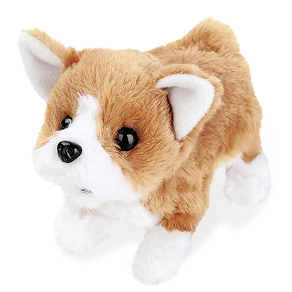 Electronic Dog Robot Dog Plush Puppy Walk Bark Wag Tail Teddy Toys Funny Toys For Children Birthday Gift