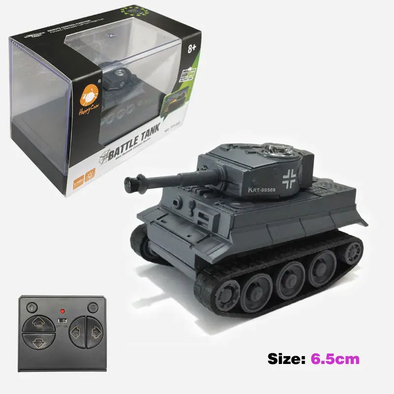 RC Mini Tank Remote Control Car Rechargeable Camouflage Tank 27Mhz Infrared Electronic Car Electric Toys For Boys Girls Gift
