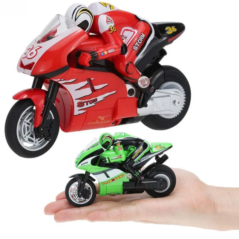 RC Motorcycle Electronic Remote Control Racing Car High Speed Electric Off-Road Car Rechargeable 2.4Ghz Stunt Motorbike For Boys