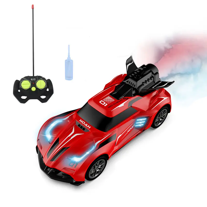 RC Car Spray Fog Drift Remote Control Car Smoking with LED Light Electronic Racing vehicle Boys Kids Toy