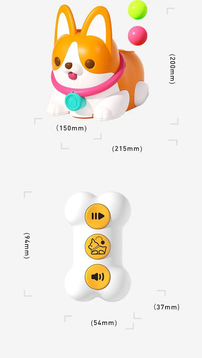 Baby Crawling Learning Dog RC Puppy Electronic Pet Toddlers Climb Montessori Music Toy For Infants Early Education USB Charge
